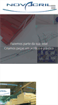 Mobile Screenshot of novacril.com.br